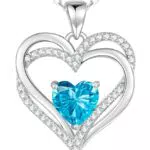 CDE Collana Donna Argento 925, Collana Cuore Regalo Gioielli Donna per Mogile/Sorella/Amiche