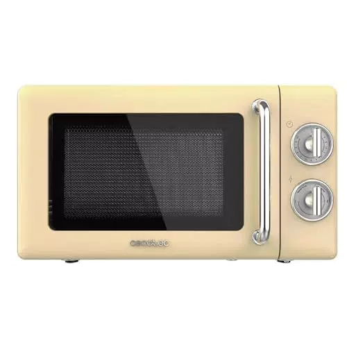 Cecotec Microonde meccanico 20 L Proclean 3010 Retro Blue. 700 W in 6 livelli
