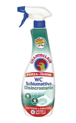 Chanteclair - WC Schiumattiva Disincrostante, Pulisce e Igienizza