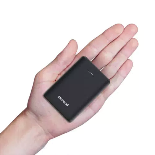 Charmast Power Bank Mini 10400mAh USB C 20W PD QC 3.0 Carica Rapida Caricatore Portatile con 3 uscite e 2 ingressi