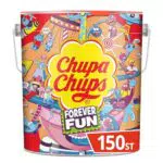 Chupa Chups Lecca Lecca Latta, Confezione da 150 Lollipop Monopezzoollipop Gusto Cola e Cola Lemon