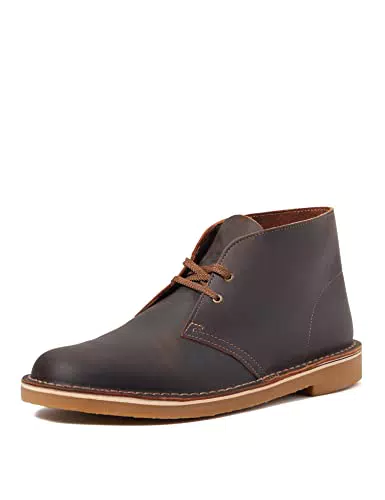 Clarks Desert Boot Bushacre 3, Stivali Uomo, Nero Black Leather