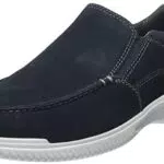 Clarks Donaway Free, Mocassino Uomo, Blu Navy Waxy II