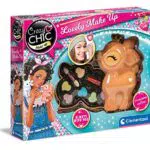 Clementoni- Crazy Chic-Lovely Cerbiatto, Trousse, Cofanetto con Trucchi