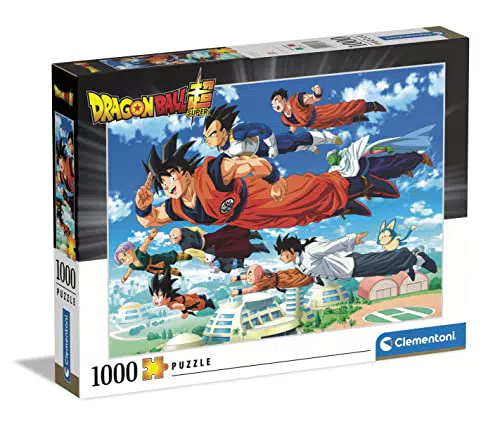 Clementoni- Puzzle Dragon Ball Super 1000pzs Dragonball Dragonball-1000 Made in Italy