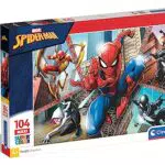 Clementoni Spider-Man Supercolor Puzzle Man-104 pezzi Maxi