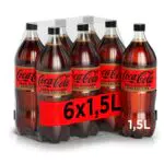 Coca-Cola Zero Zuccheri Zero Caffeina 6 Bottiglie da 1.5 L