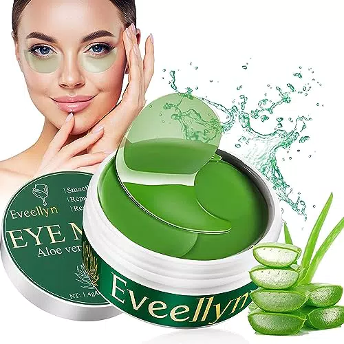Collagene Patch Occhi 60 Pezzi, Maschera Occhi di Aloe Vera