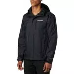 Columbia 1760061 Giacca Impermeabile, Nero