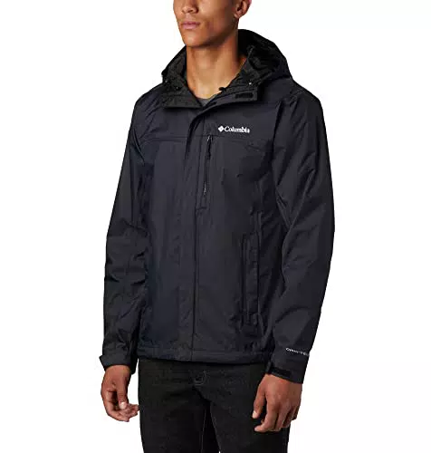 Columbia 1760061 Giacca Impermeabile, Nero