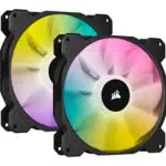 Corsair iCUE SP140 RGB ELITE Kit da due ventole PWM Performance da 140 mm con iCUE Lighting Node CORE