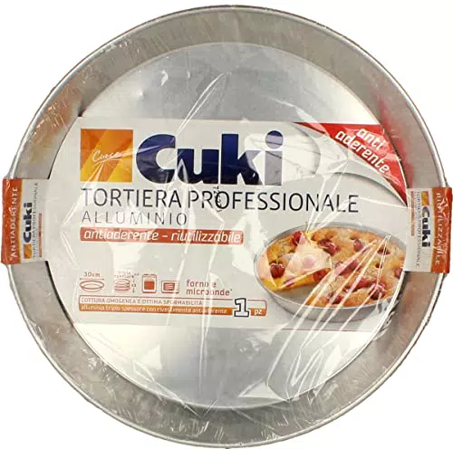Cuki Vaschetta In Alluminio Tortiera Professionale 30 Cm