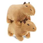 Cutogain Capybara Peluche Capibara Peluche, 2pcs Simulazione Animale Peluche Capybara Giocattolo Bambole Animali Selvatici Peluche Regalo per Bambini e Amici