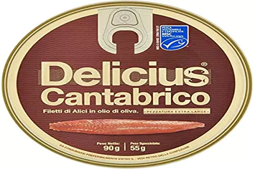 Delicius Cantabrico Filetti di Alici in Olio di Oliva