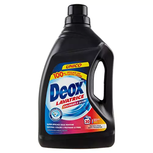 Deox - Detersivo Lavatrice Liquido Fresh, 30 Lavaggi