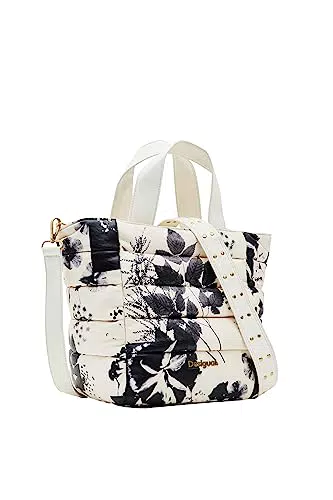 Desigual Name, BOLS_No Nome VALDIVIA Donna, Bianco, Einheitsgröße