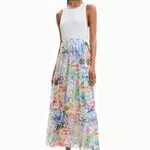 Desigual Vest_Quatro 1000 Dress, Bianco