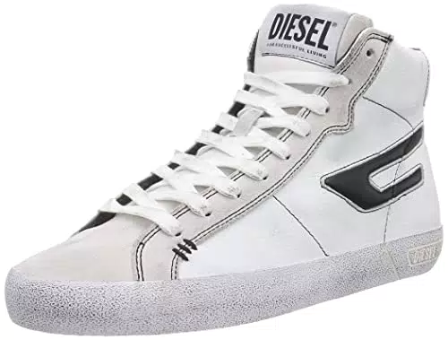 Diesel Leroji, Sneaker Uomo, Black White Y02742 Pr663 H1532