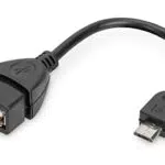 DIGITUS Cavo adattatore USB 2.0-0, 2 m - Da USB Micro B a USB A - 480 Mbit/s - Adattatore USB - Nero
