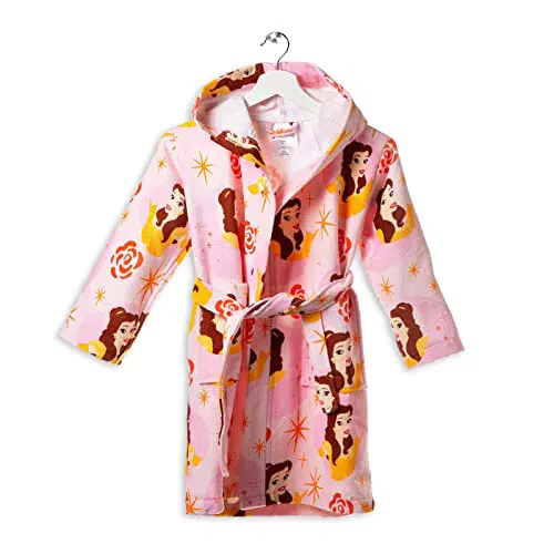 Disney - Accappatoio-con-cappuccio Principesse Belle Ragazza 2/4 Anni