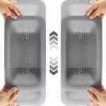 Dreamhigh 2 Pezzi Colino Regolabile Lavandino, Scolapasta da Lavello Senza BPA