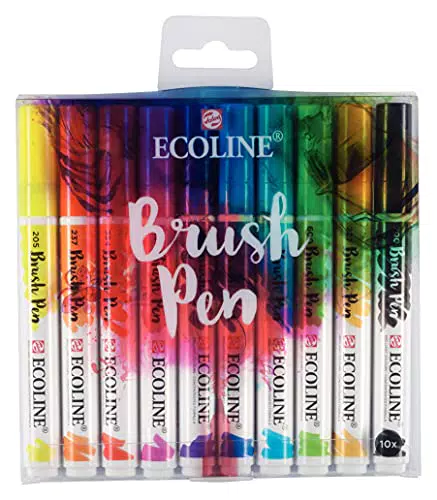 Ecoline Waterclr Set 10/PKG, Einheitsgröße