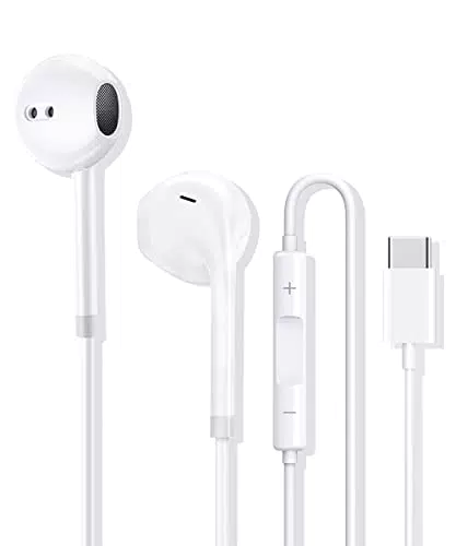 EIG Auricolari USB C, Cuffie Type C, in-Ear con Microfono