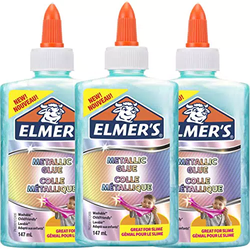 Elmer’s Colla Vinilica Metallizzata, Ottima per Realizzare Slime