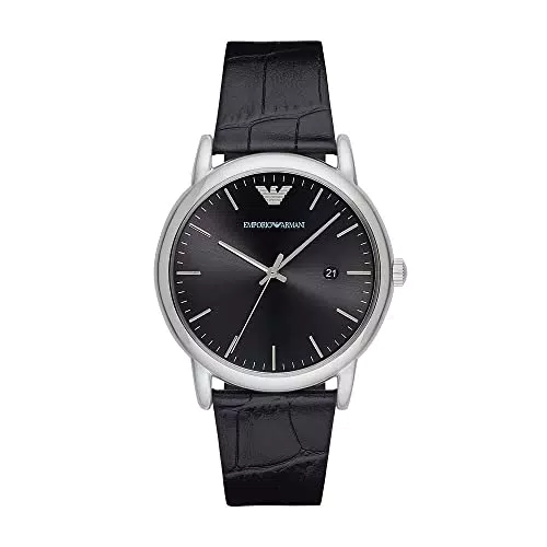 Emporio Armani Orologio da uomo, movimento a due lancette con data
