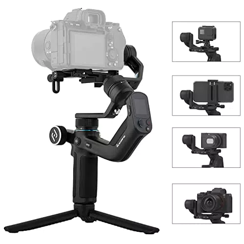 FeiyuTech SCORP Mini stabilizzatore 4 in 1, Gimbal stabilizzatore 3 assi per smartphone