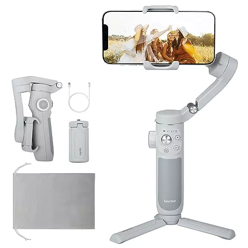 FeiyuTech Vimble 4SE Stabilizzatore Smartphone, Gimbal Smartphone con Stabilizzazione a 3 Assi