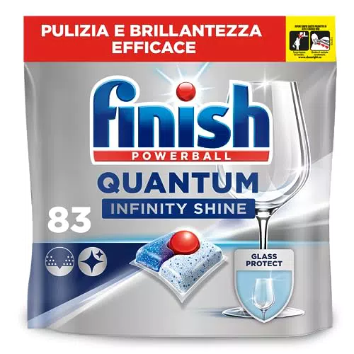 Finish Quantum Infinity Shine Pastiglie Lavastoviglie