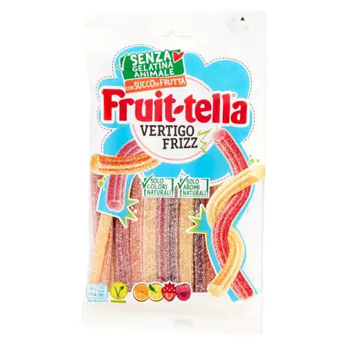 Fruittella Vertigo Frizz, Caramelle Gommose, Gusto Frutta
