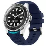 Fullmosa Cinturino 22mm per Orologio Rotondo, Cinturino Curvo in Silicone Compatibile con Huawei Watch GT 2/3 46 mm
