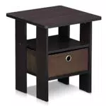 Furinno 11157DWN Tavolo da Pranzo Andrey, Dark Walnut
