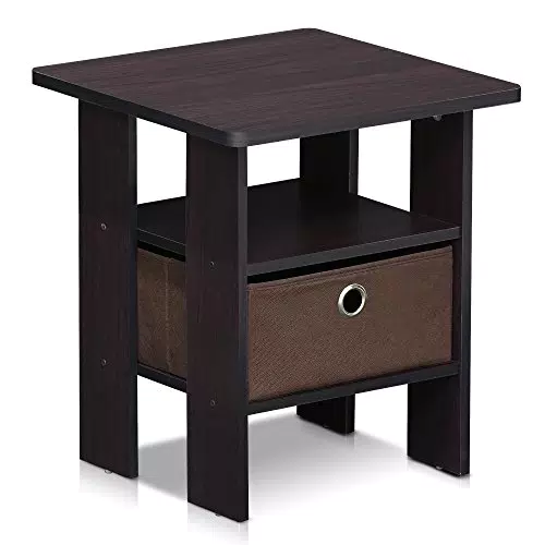 Furinno 11157DWN Tavolo da Pranzo Andrey, Dark Walnut