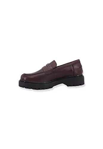 Geox D Bleyze B, Mocassini Donna, Rosso