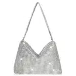 Giantree Borsa da donna con strass luccicanti, borsa da sera scintillante