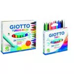 Giotto 455000 Pennarelli Turbo Maxi Punta Larga, 5 Mm