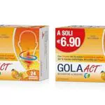 Gola Act Miele e Arancia, Integratore alimentare con Erisimo e Vitamina C