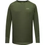 GOREWEAR Energetic Maglia a Manica Lunga Uomo, Utility Verde