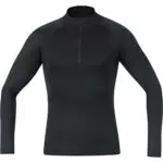 GOREWEAR M Base Layer Thermo Maglia con colla alto, Nero