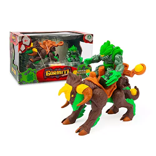 GORMITI - Personaggi Legends Elemental Beasts, animale e personaggio articolati