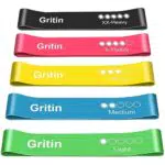 Gritin Fasce Elastiche di Resistenza di Lattice, rosa