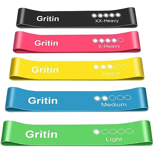 Gritin Fasce Elastiche di Resistenza di Lattice, rosa