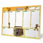 Grupo Erik: Planning da Tavolo A4 Marvel Groot, Planner settimanale con 54 fogli a strappo