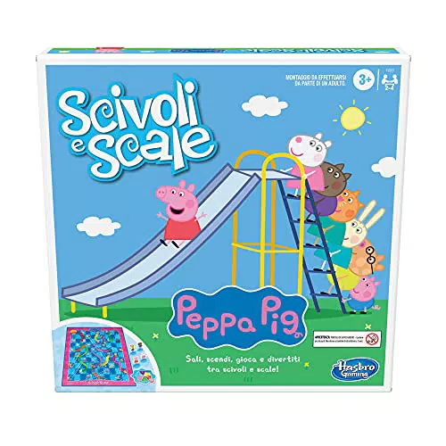 Hasbro Gaming Peppa Pig Scivoli e Scale-Gioco per bambini dai 3 anni in su
