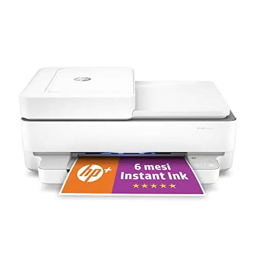 HP Envy 6420e, Stampante Multifunzione, 9 Mesi di Inchiostro Instant Ink Inclusi con HP+