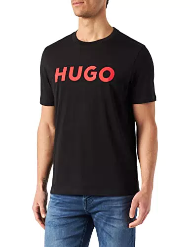 HUGO, Dulivio 10229761 01, T-shirt da Uomo Black001