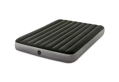Intex 64779 Materasso Matrimoniale Prestige, 152 x 203 x 25 cm Con Pompa A Batteria